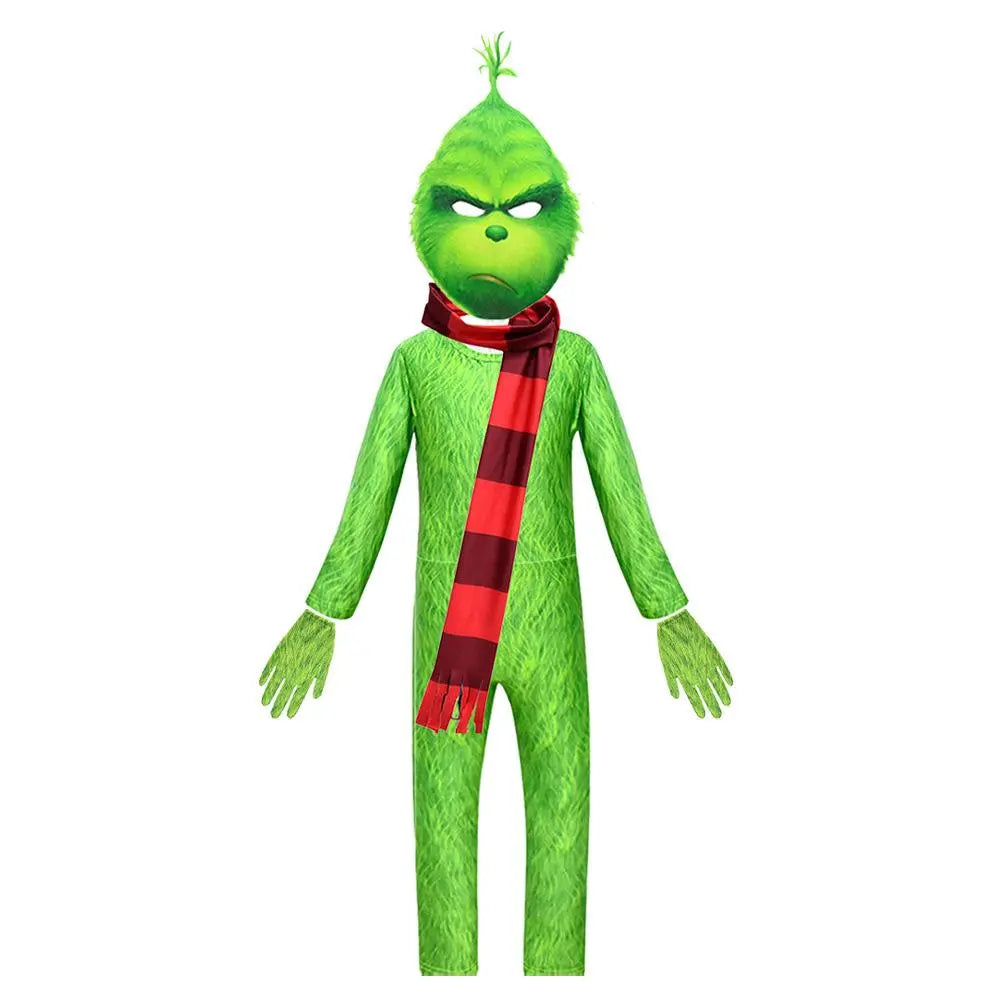 Kids The Grinch Christmas Costumes Jumpsuit Sets - Pajamasbuy