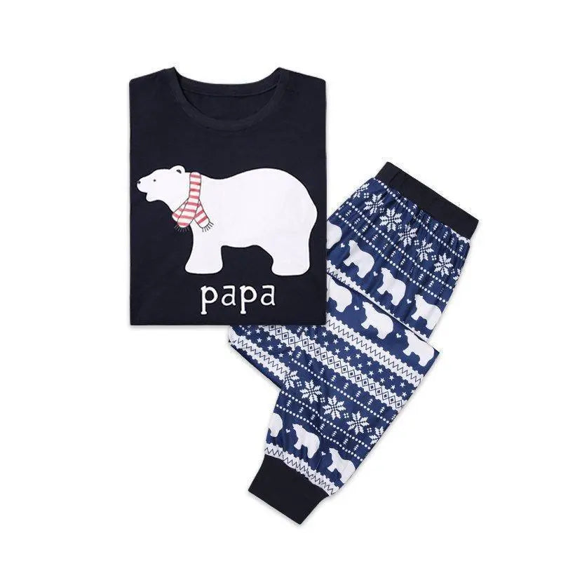 Matching Family Pajamas Christmas Bear Papa Mama Baby Pajamas - Pajamasbuy