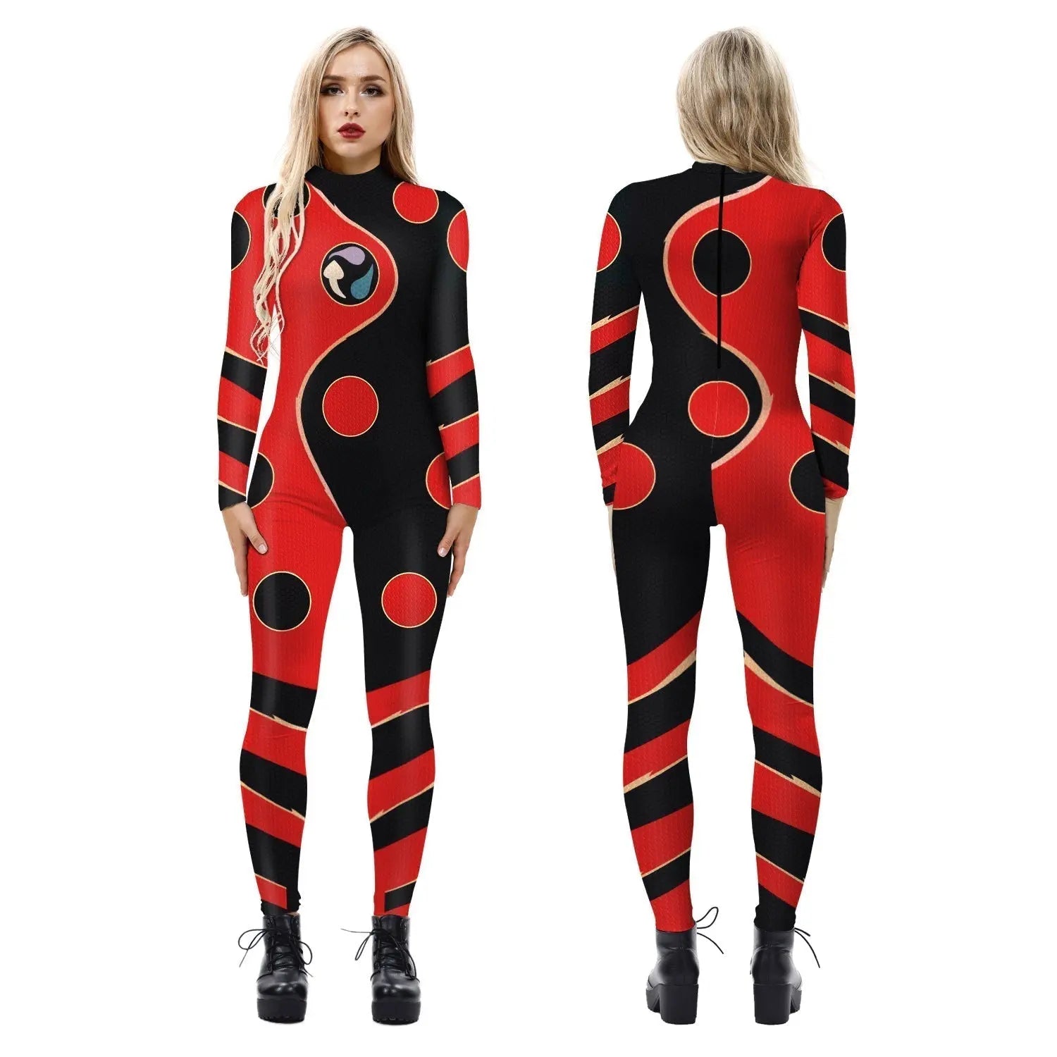 Miraculous Ladybug Movie Jumpsuit Halloween Party Cosplay Costume for Adult - Pajamasbuy