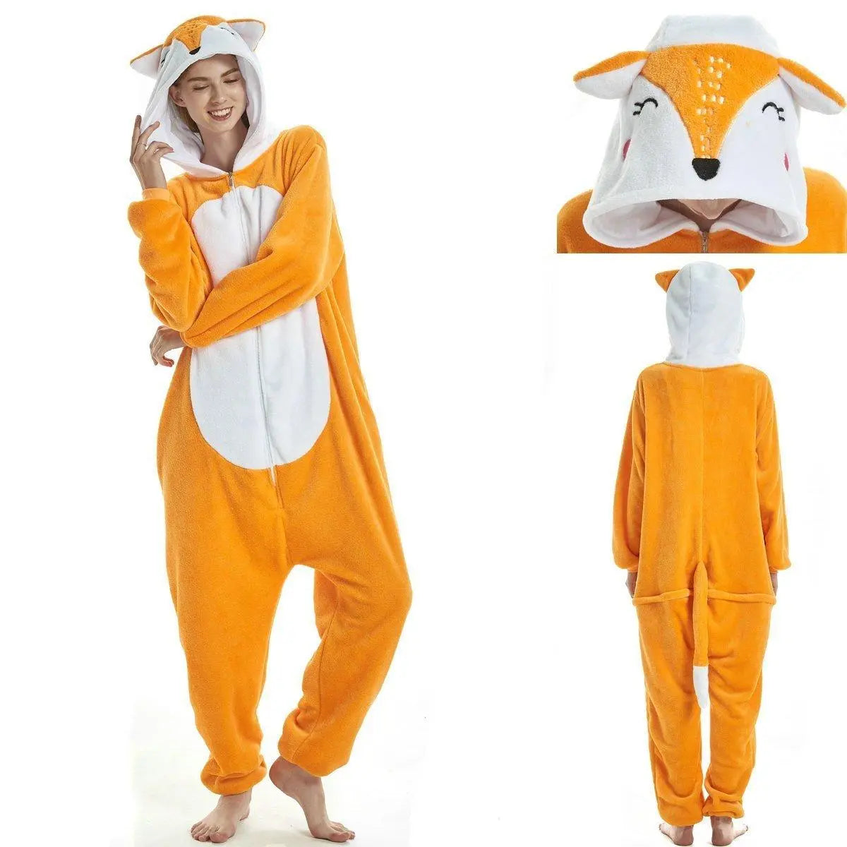 New Fox Kigurumi Onesies Pajamas For Adult Costumes - Pajamasbuy