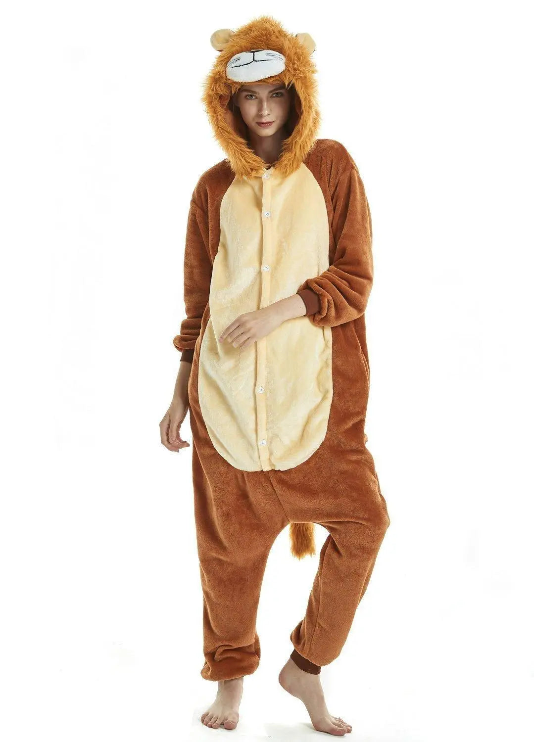 New Lion Kigurumi Onesies Pajamas For Adult Cosplay Costumes - Pajamasbuy