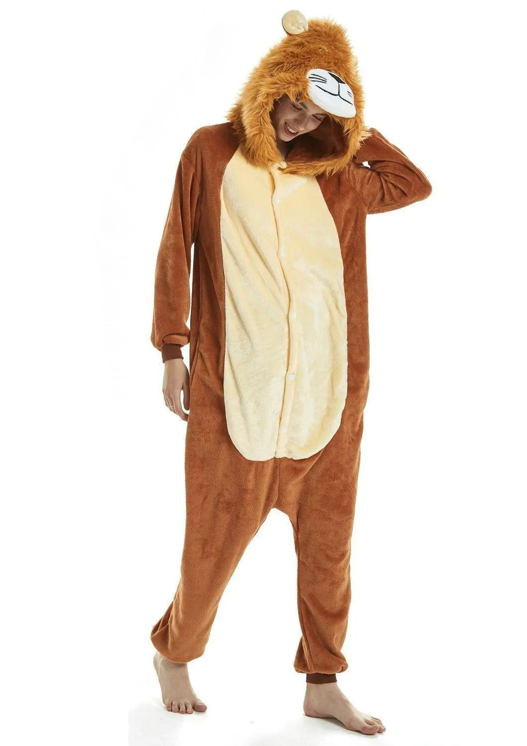 New Lion Kigurumi Onesies Pajamas For Adult Cosplay Costumes - Pajamasbuy