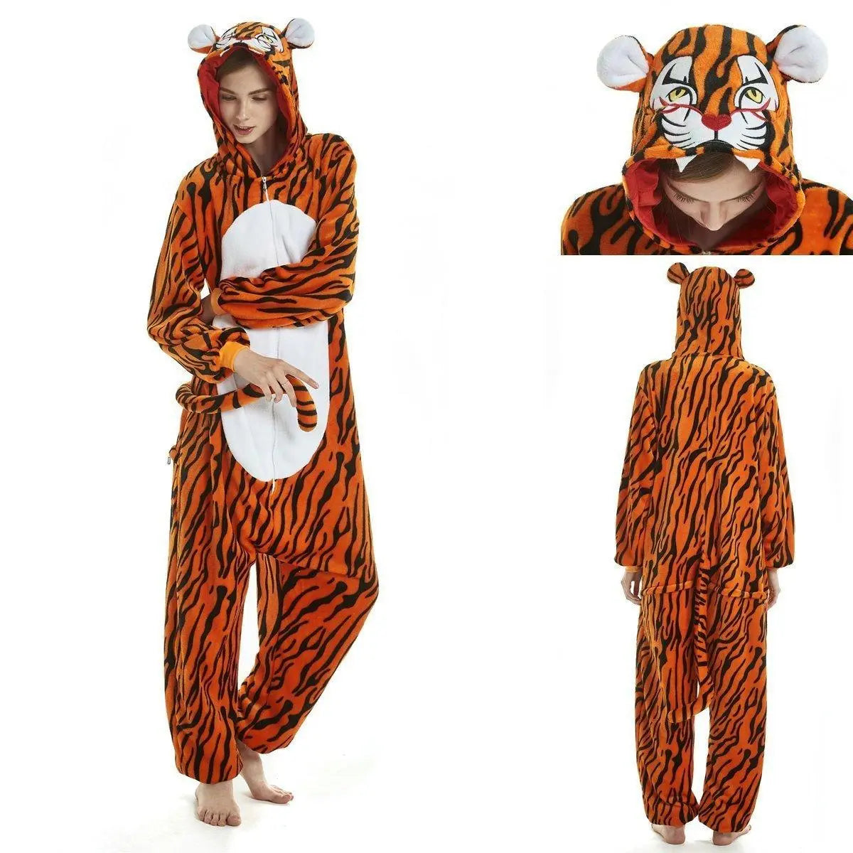 New Tiger Kigurumi Onesies Pajamas For Adult costume - Pajamasbuy