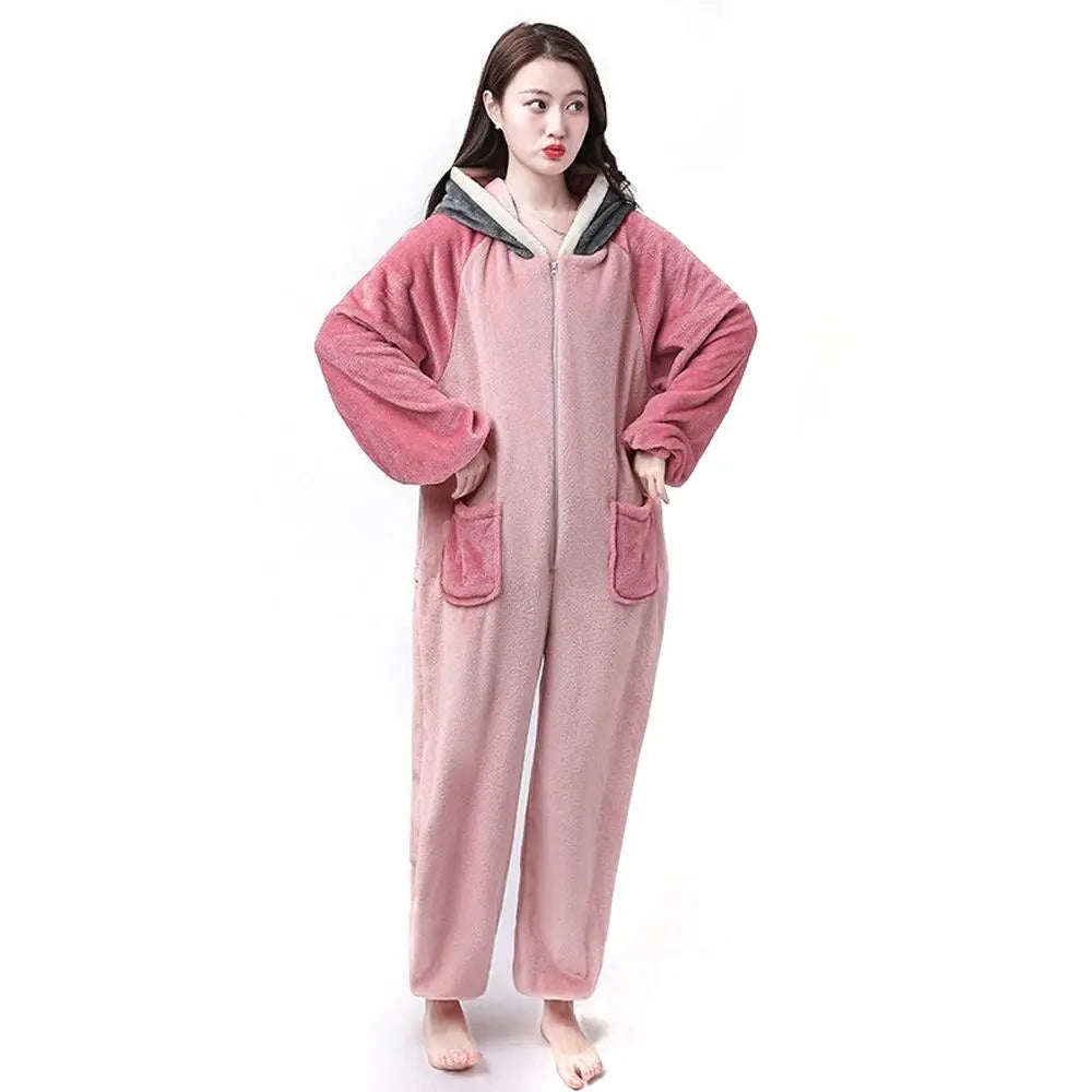 Pink Minnie Kigurumi Onesie Pajamas for Adult| PajmasBuy