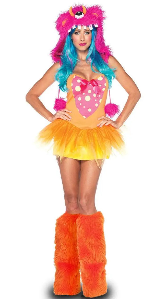 Pink Monster Costume Halloween Christmas Party Wear - Pajamasbuy