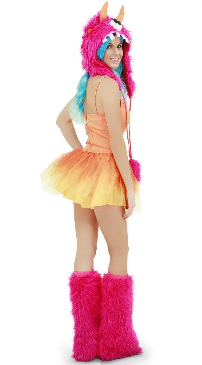 Pink Monster Costume Halloween Christmas Party Wear - Pajamasbuy