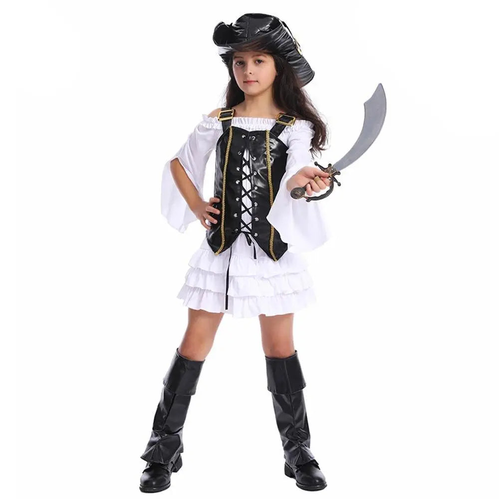 Pirate Outfit Cosplay Costume Fancy Dress Halloween For Kids - Pajamasbuy