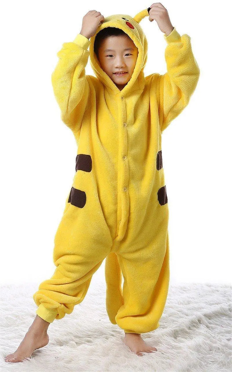 Pokemon Pikachu Kigurumionesies for Kids Animal Pajamas Costumes - Pajamasbuy