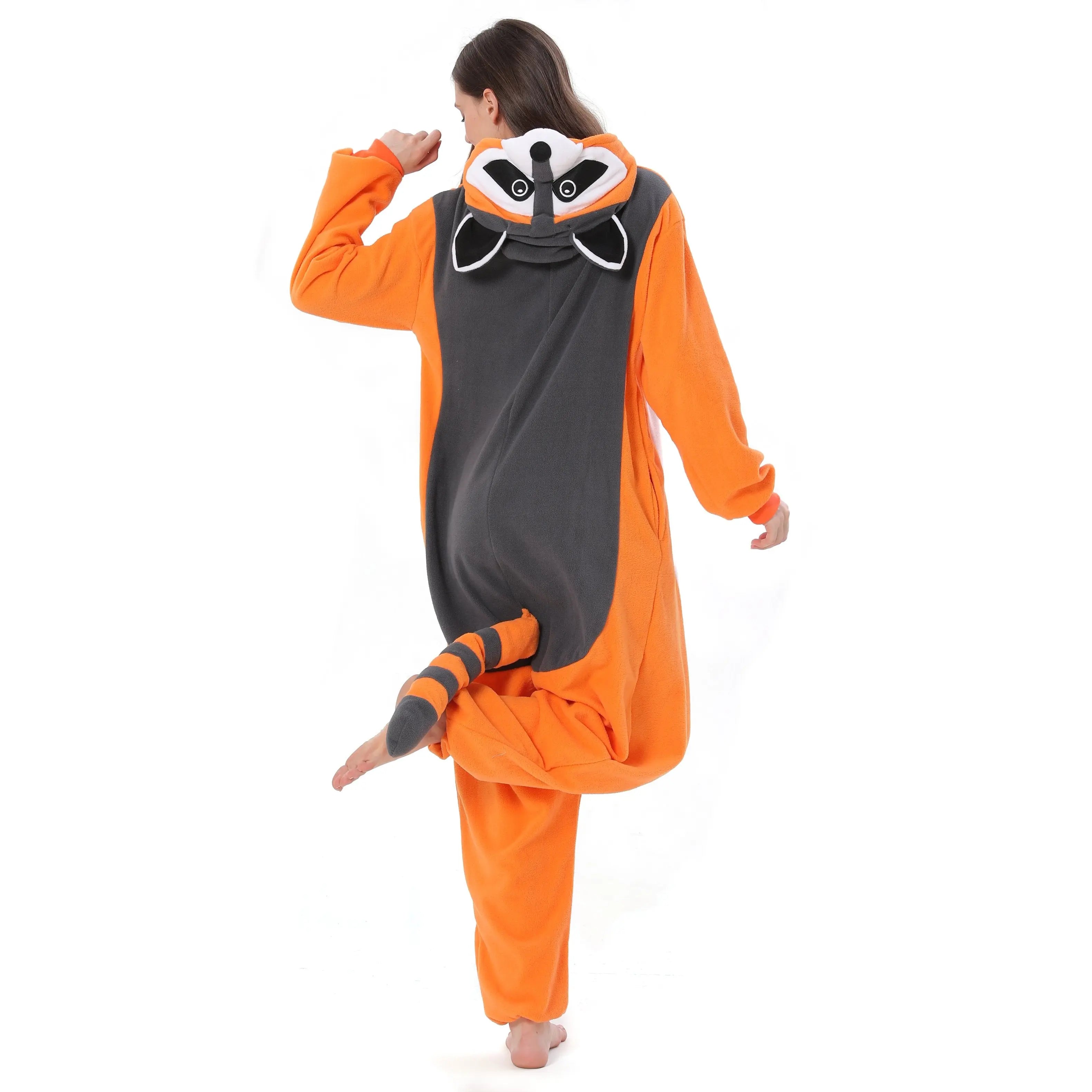 Raccoon Kigurumi Onesies animal pajamas Costume For Adult| PajmasBuy