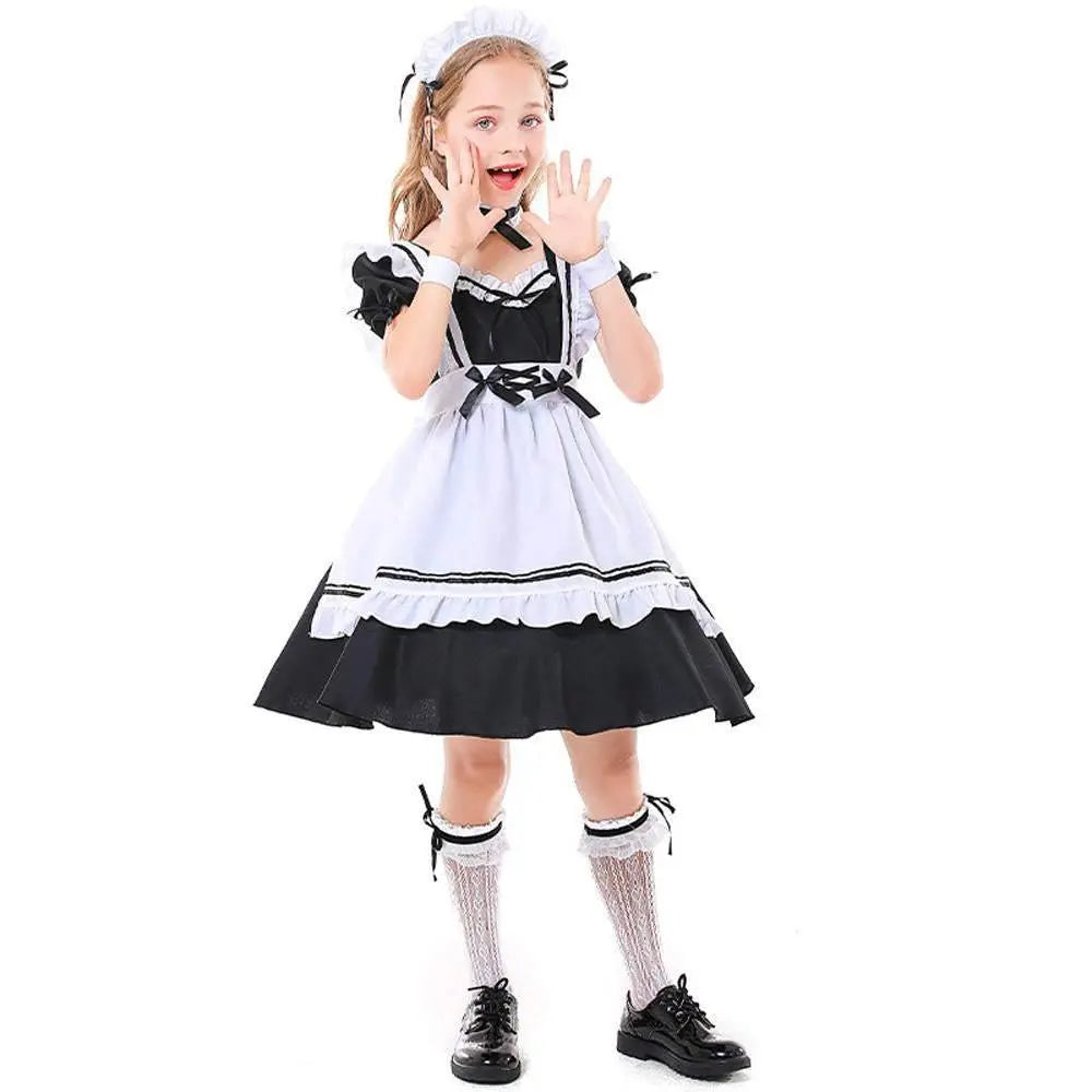 Role maid playing black and white maid suit - Pajamasbuy