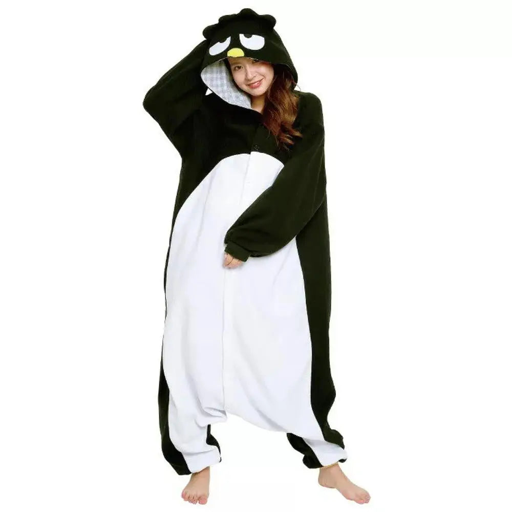 Sanrio Bad Badtz-Maru kigurumi Oajamas Onesies Costume For Adult| PajmasBuy