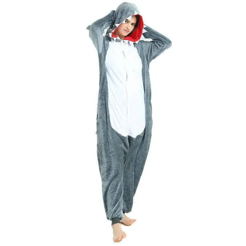 Shark Kigurumi Onesies Pajamas Adult Costumes - Pajamasbuy