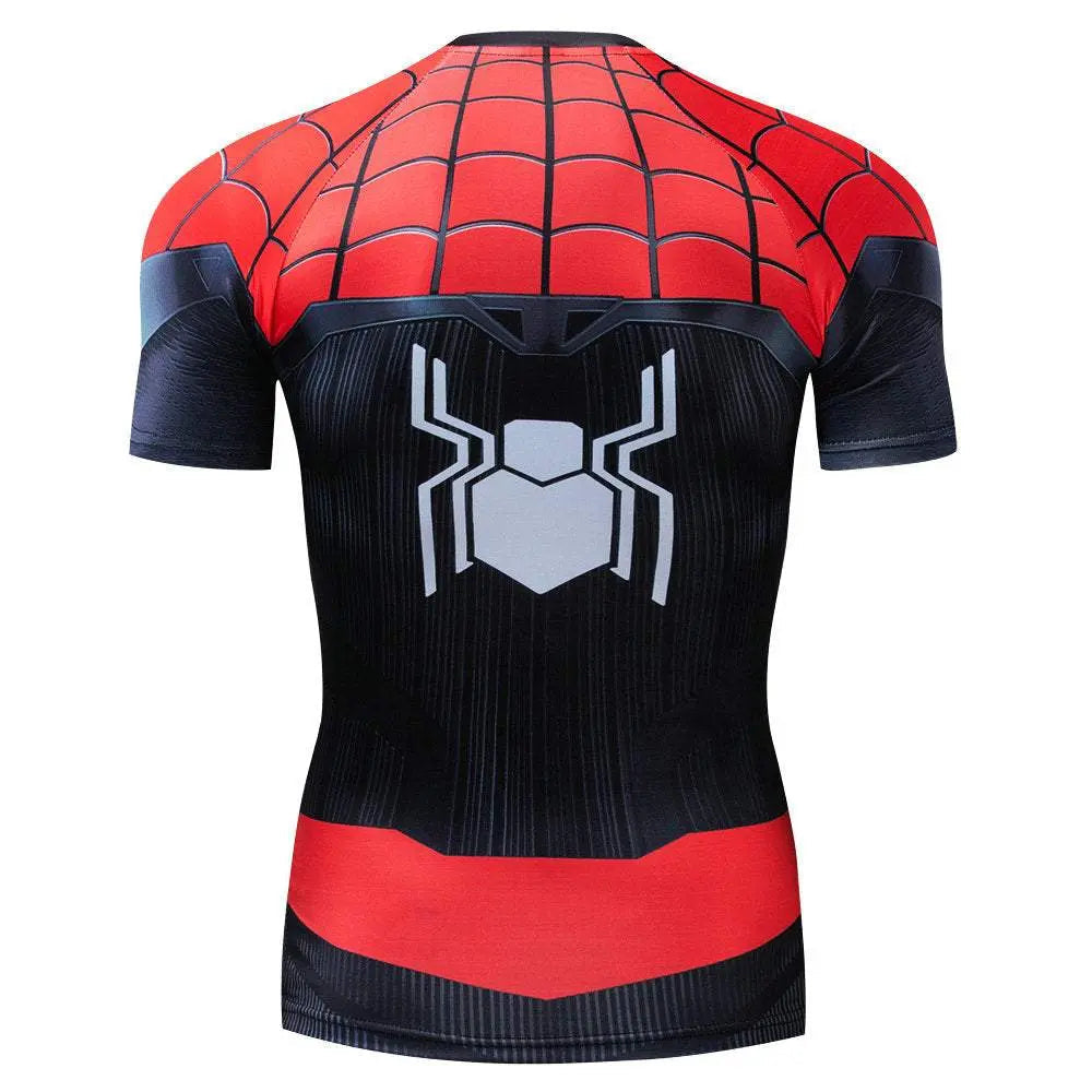 Spider - Man Far From Home Halloween Cosplay Costume Tight T-shirt - Pajamasbuy