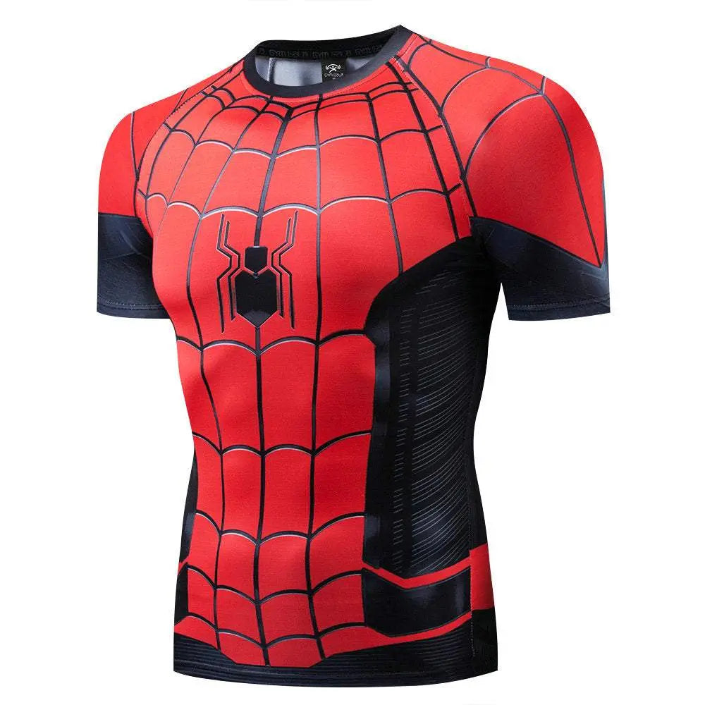 Spider - Man Far From Home Halloween Cosplay Costume Tight T-shirt - Pajamasbuy