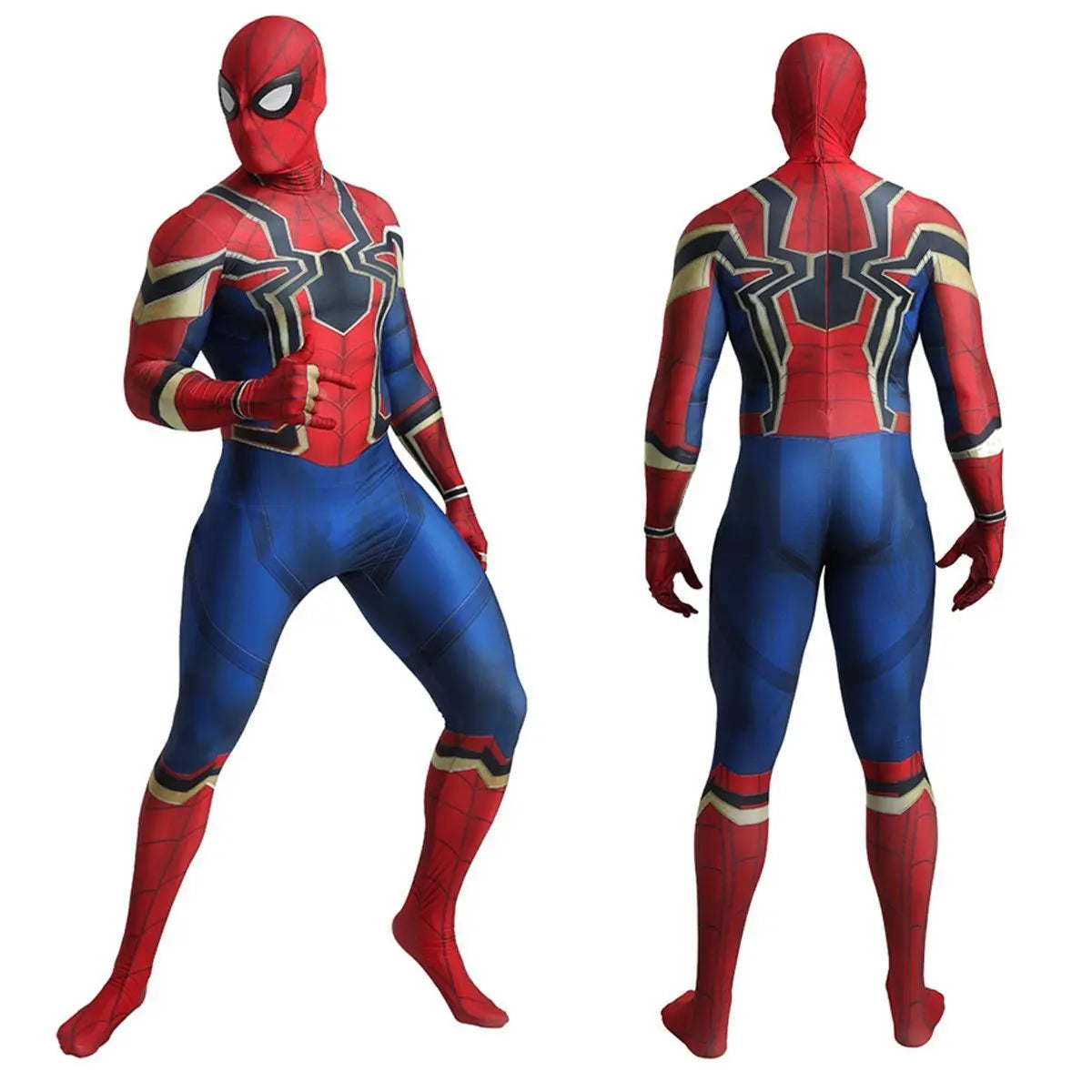 Spider - man Peter B Parker Halloween Party Cosplay Costume Zentai Jumpsuit - Pajamasbuy