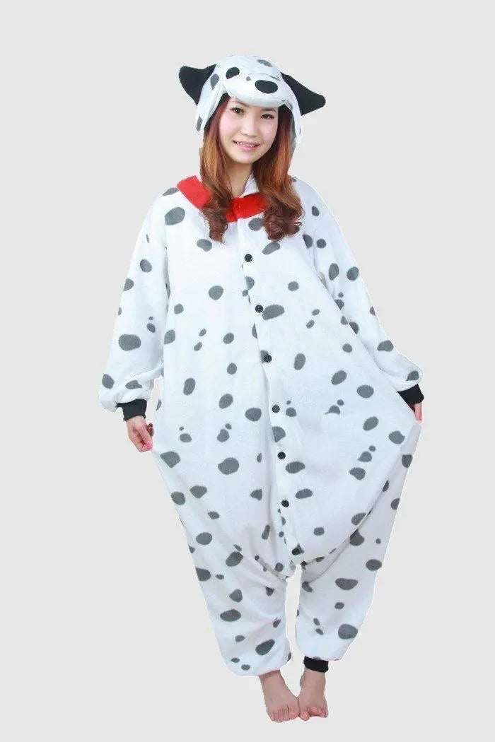 Spotty Dog Pajamas Kigurumi Onesie Costume Hoodie Cartoon - Pajamasbuy