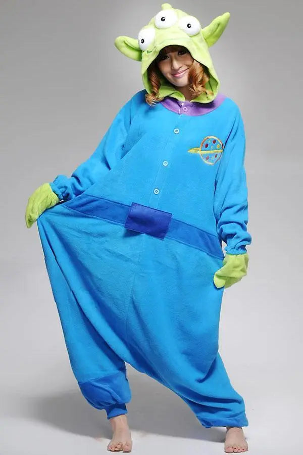 Squeeze Toy Story Alien Kigurumi Onesies Pajamas Costumes - Pajamasbuy