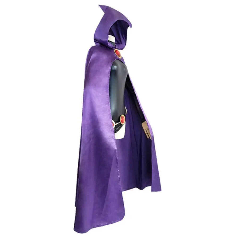 Teen Titans Raven Anime Halloween Cosplay Costume - Pajamasbuy