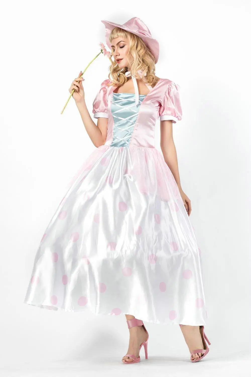 Toy Story 4 Adult Little Bo Peep Costume Cosplay Women Dress Halloween - Pajamasbuy