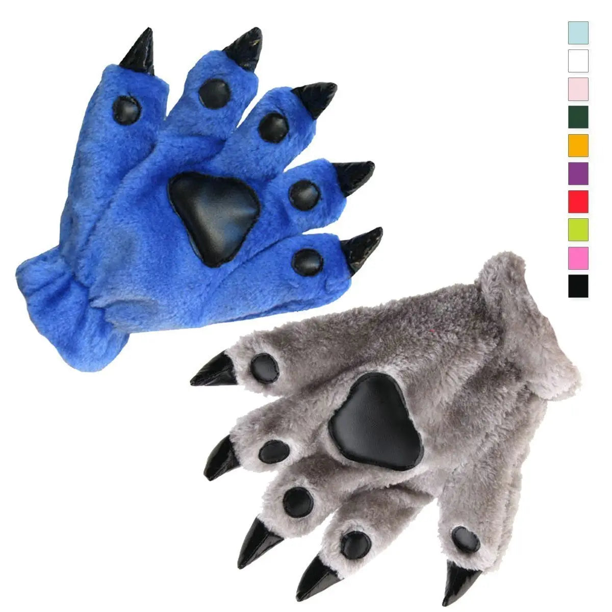 Unisex Onesies Warm Plush Animal Hands Claw Paw Furry gloves Kigurumi - Pajamasbuy