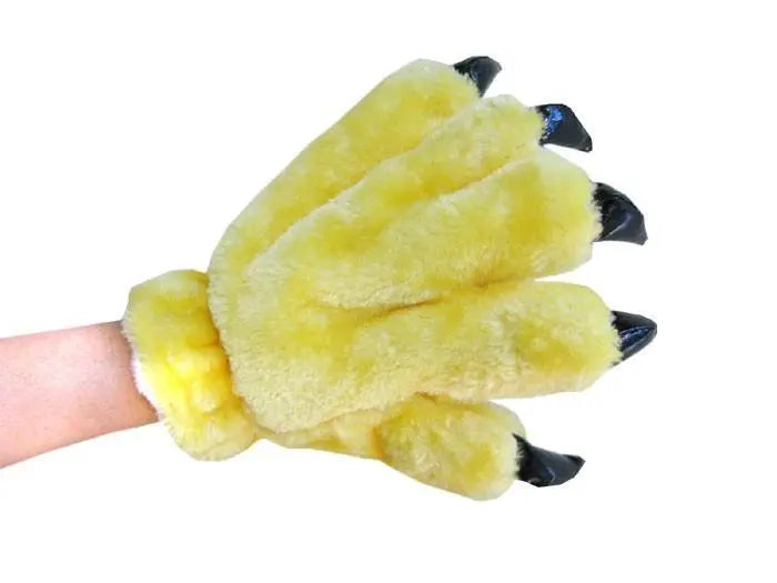 Unisex Onesies Warm Plush Animal Hands Claw Paw Furry gloves Kigurumi - Pajamasbuy