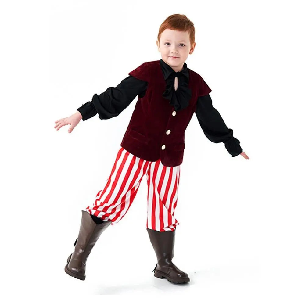 Vampire renaissance victorian pirate knight Children Halloween carnival costume for kids - Pajamasbuy