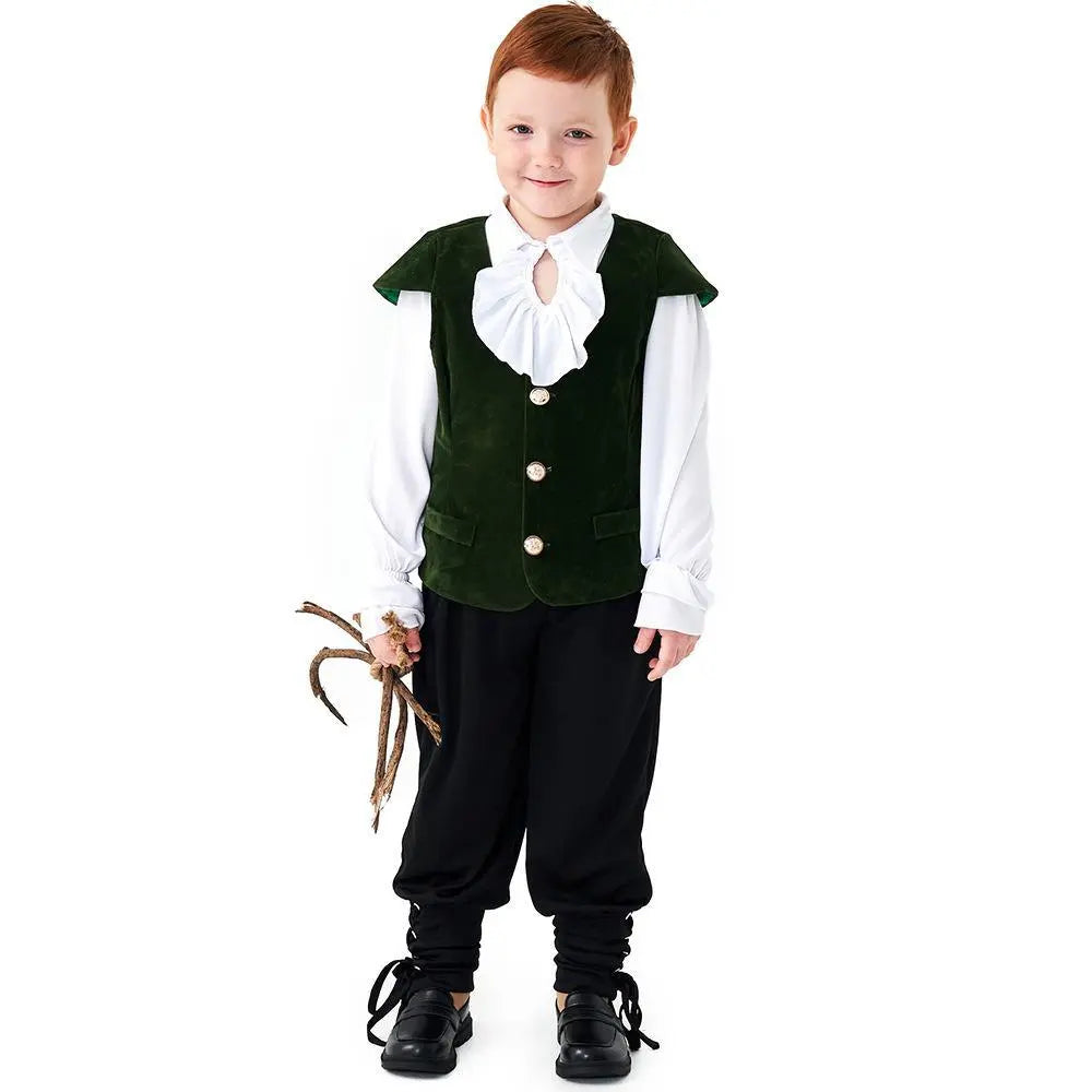 Vampire renaissance victorian pirate knight Children Halloween carnival costume for kids - Pajamasbuy