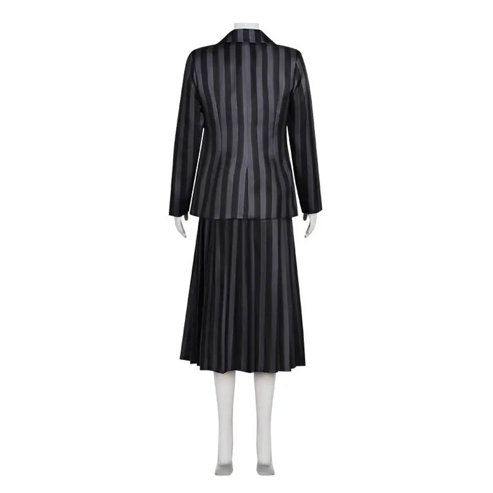 Wednesday Costume The Addams Family Cosplay Costumes Skirt Suit For Women - Pajamasbuy