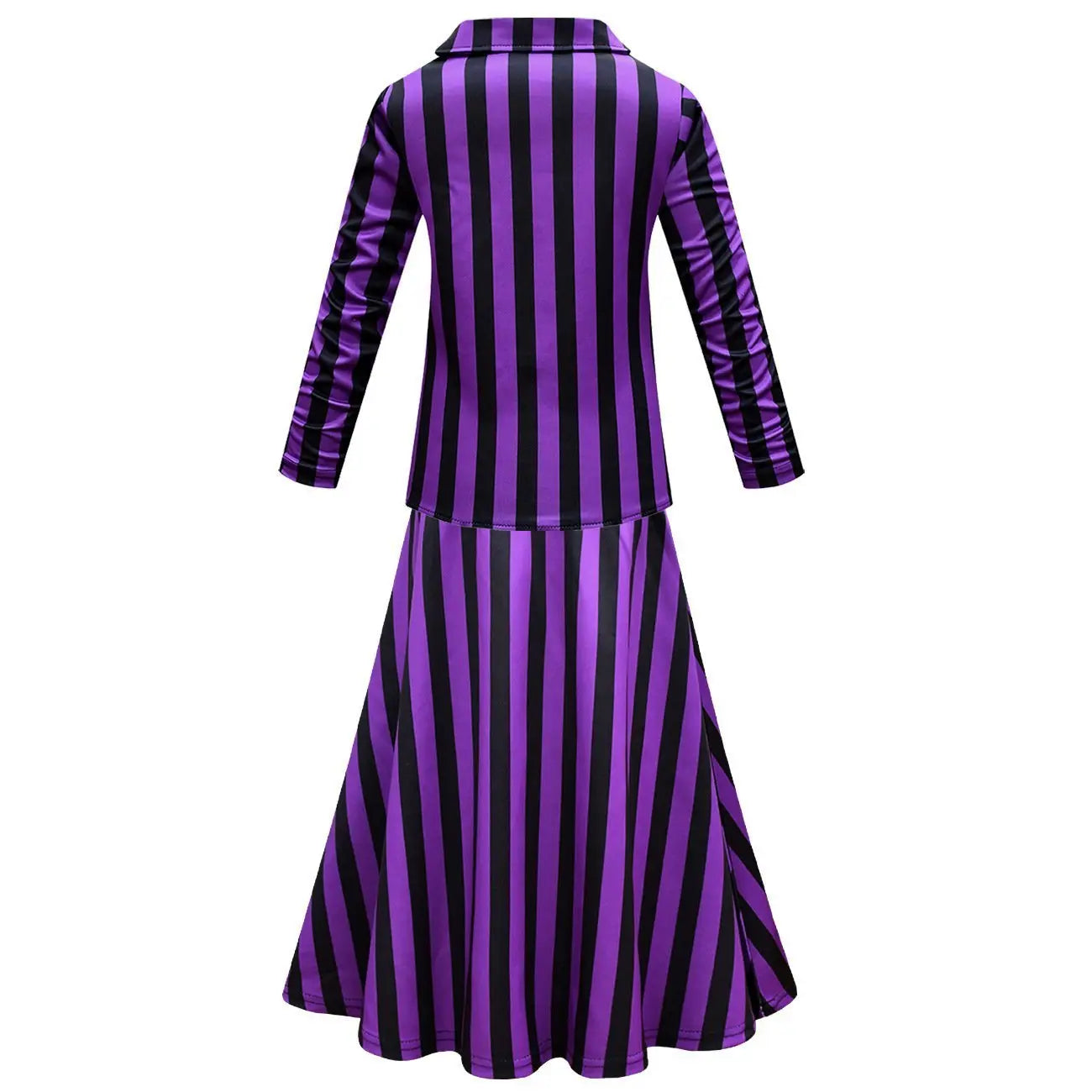 Wednesday Costume The Addams Family Cosplay Long Sleeve suit skirt For Kids - Pajamasbuy