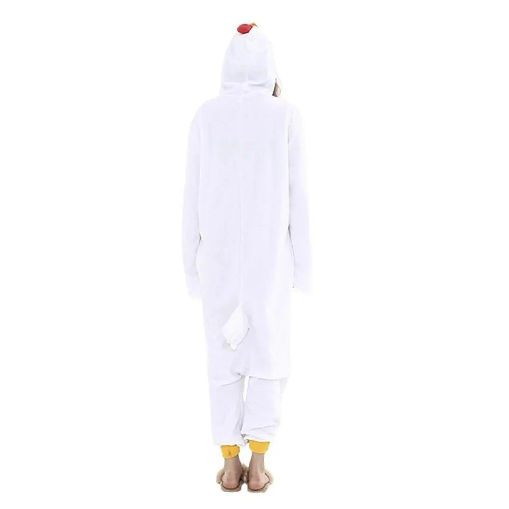 White Rooster Animal kigurumi onesies Costume - Pajamasbuy