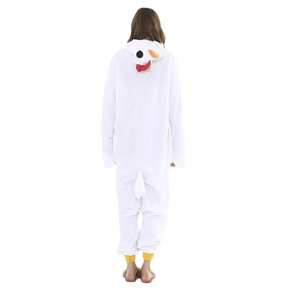 White Rooster Animal kigurumi onesies Costume - Pajamasbuy