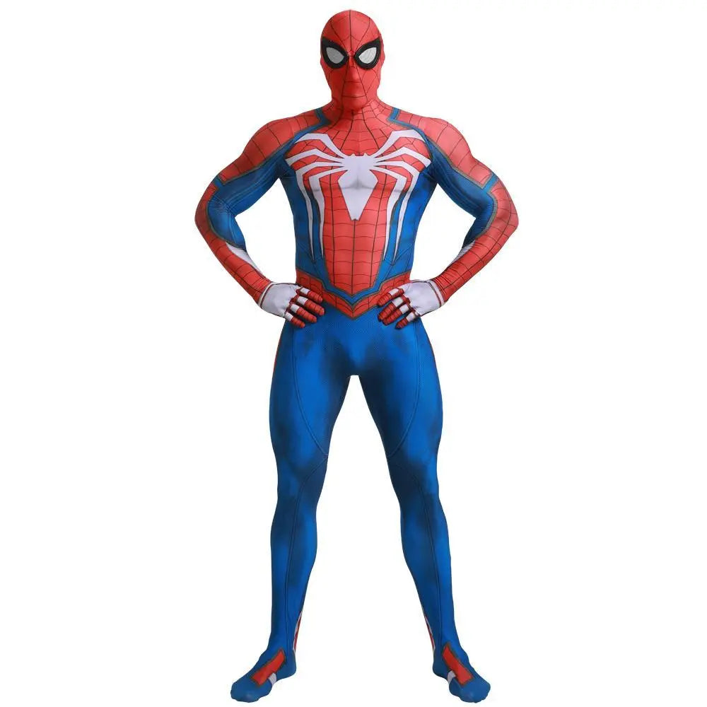 White Spider - Man PS5 PS4 Game Costume Cosplay Zentai Jumpsuit Halloween Party for Adult and kids - Pajamasbuy