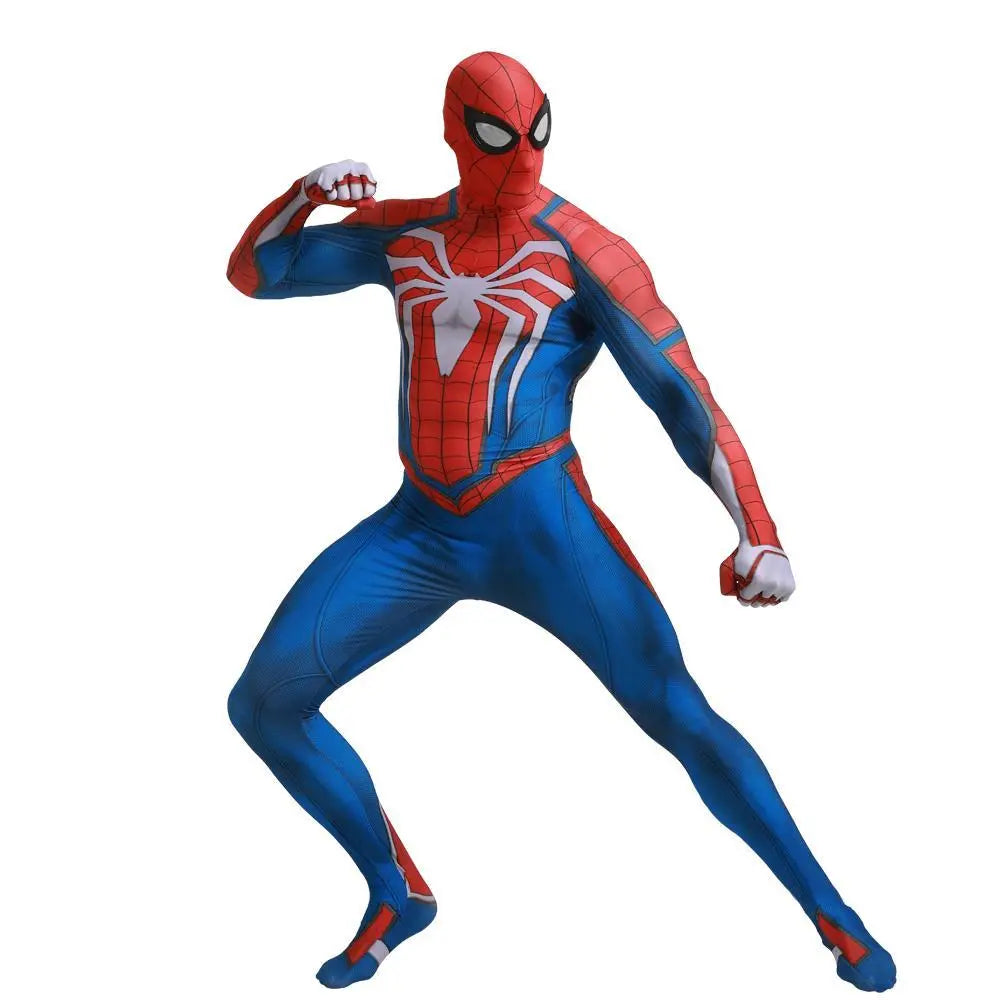 White Spider - Man PS5 PS4 Game Costume Cosplay Zentai Jumpsuit Halloween Party for Adult and kids - Pajamasbuy