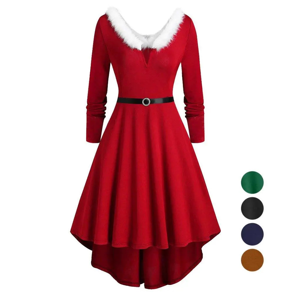 Women's Christmas Plus Size Swing Dress - Pajamasbuy