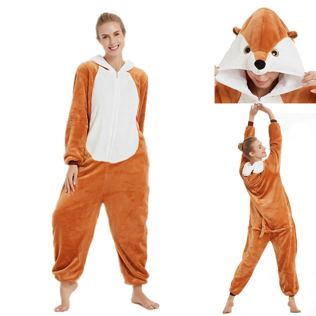 BuyAdult Banded Mongoose Animal Kigurumi Onesie Pajamas Costume Now Cheaper With 3 - 5 Days Ship - PajamasBuy