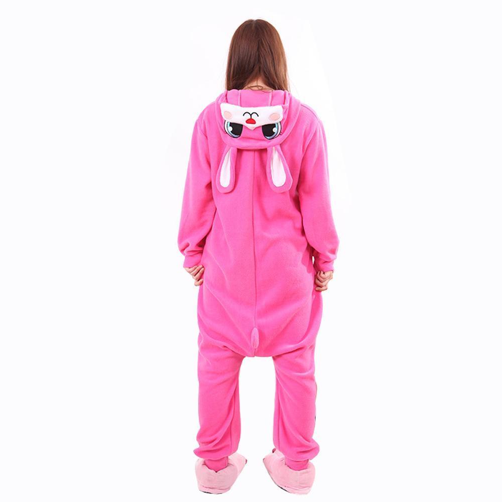 BuyAdult Easter Bunny Rabbit Kigurumi Onesie Warm Hoodie Costume Pajamas Now Cheaper With 3 - 5 Days Ship - PajamasBuy