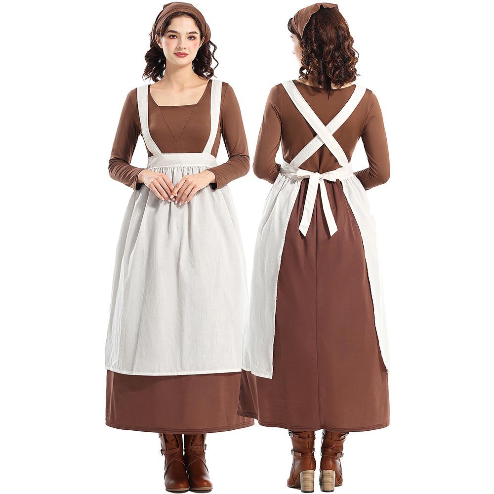 BuyAdult Female French Manor Maid Dress Retro Halloween Costume Now Cheaper With 3 - 5 Days Ship - PajamasBuy