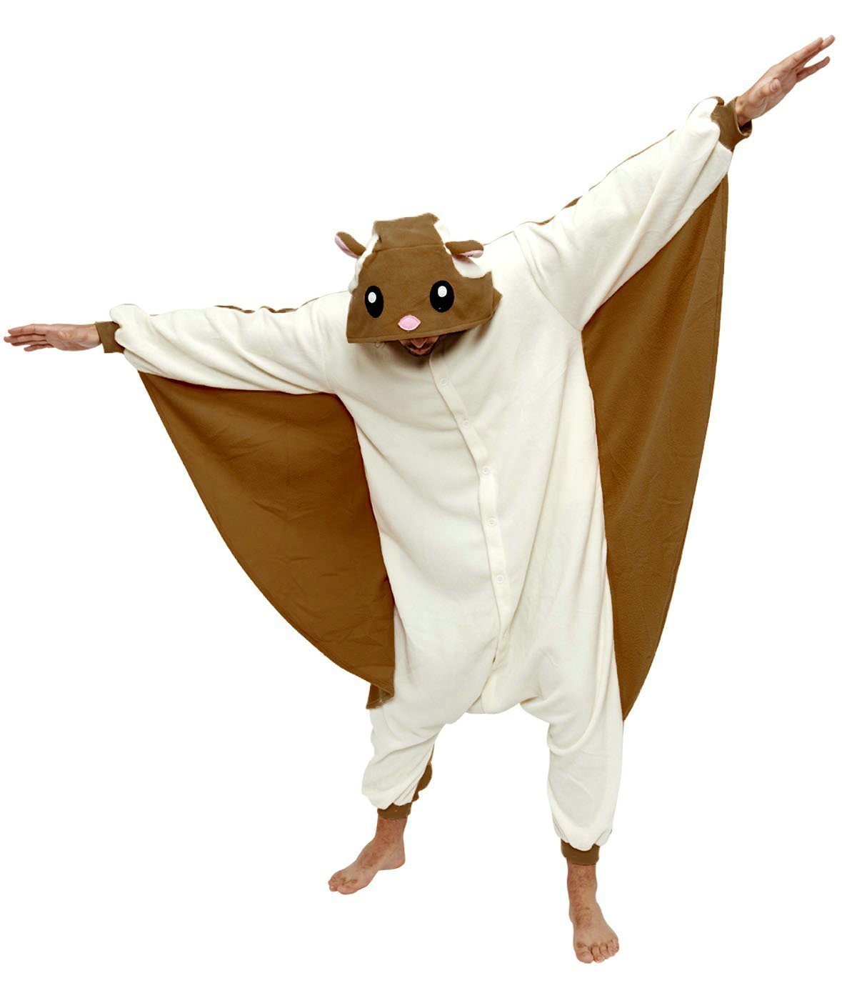 BuyAdult Flying Squirrel Onesie Hoodie kigurumi costume Pajamas Now Cheaper With 3 - 5 Days Ship - PajamasBuy