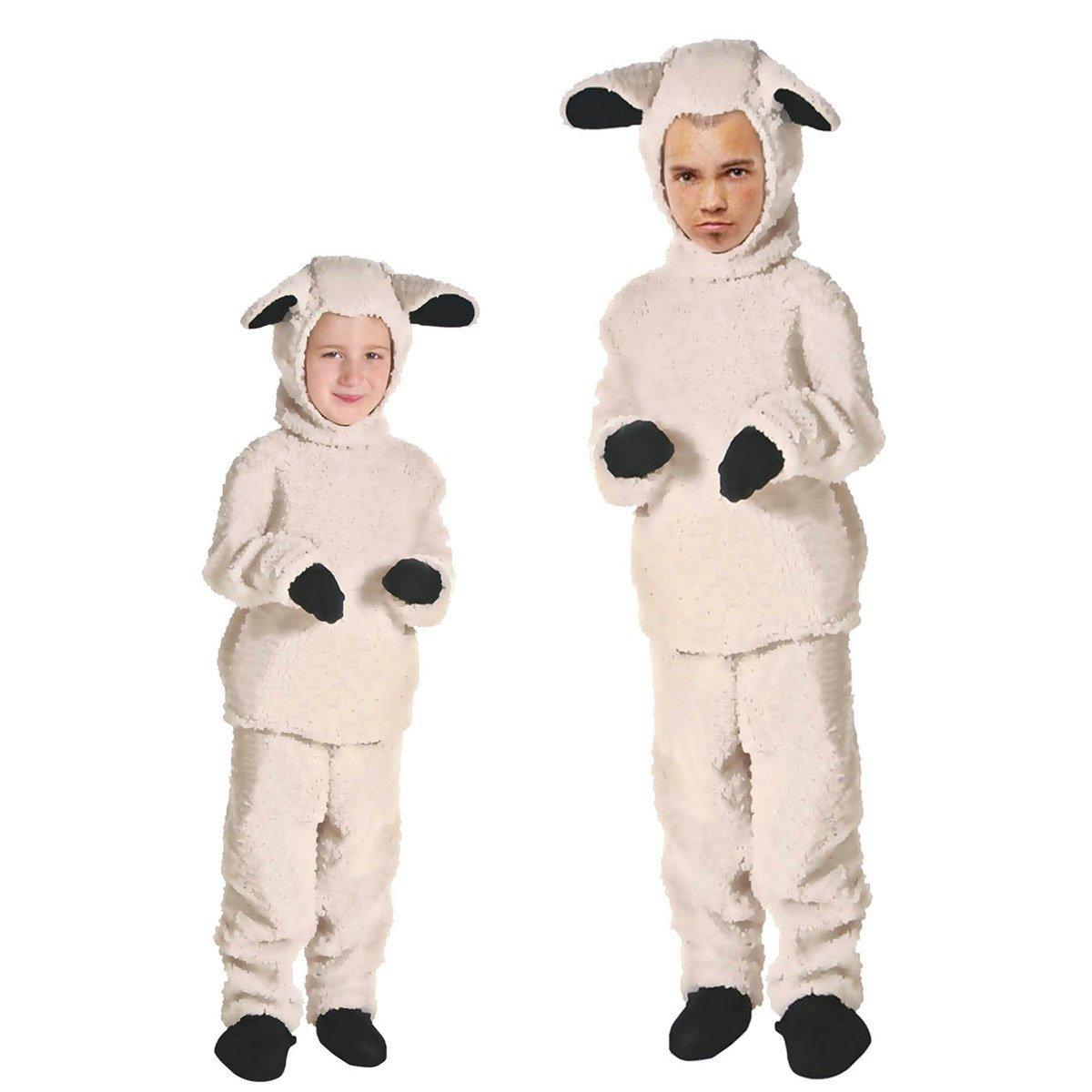 Adult kids Shepherd Sheep Costume Animal Cosplay Matching Costume - Pajamasbuy