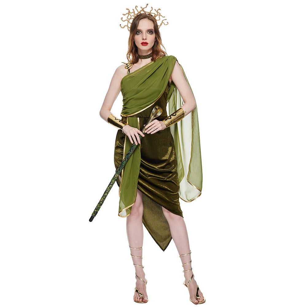 BuyAdult Medusa Costume Halloween Cosplay Outfit for Bar Parties and Performances Now Cheaper With 3 - 5 Days Ship - PajamasBuy