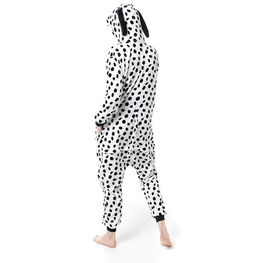 BuyAdult New Long Dalmatian Dog Kigurumi Onesies Pajamas Costume Now Cheaper With 3 - 5 Days Ship - PajamasBuy