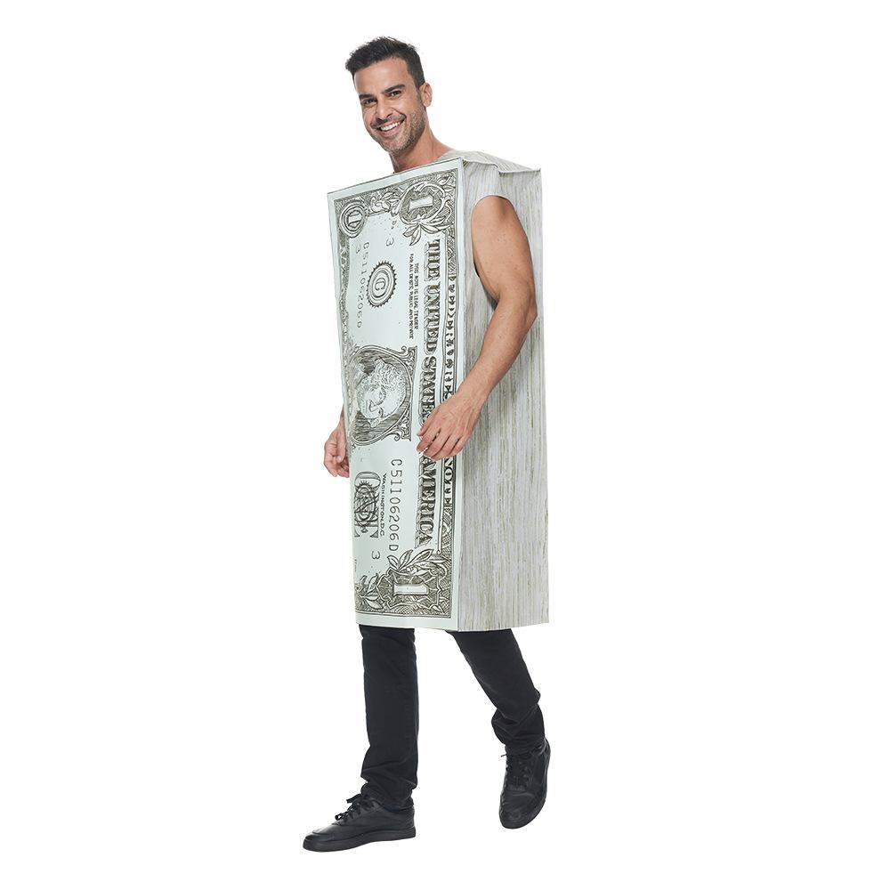 BuyAdult Spoof Money Funny Novelty Halloween Cosplay Costume Now Cheaper With 3 - 5 Days Ship - PajamasBuy