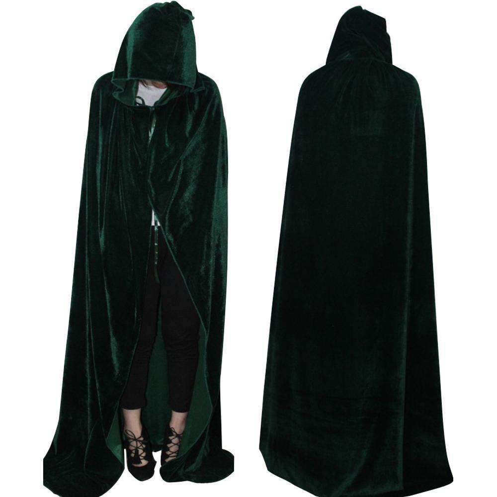 BuyAdult Unisex Hooded Robe Long Cloak Cape Halloween Costume Now Cheaper With 3 - 5 Days Ship - PajamasBuy