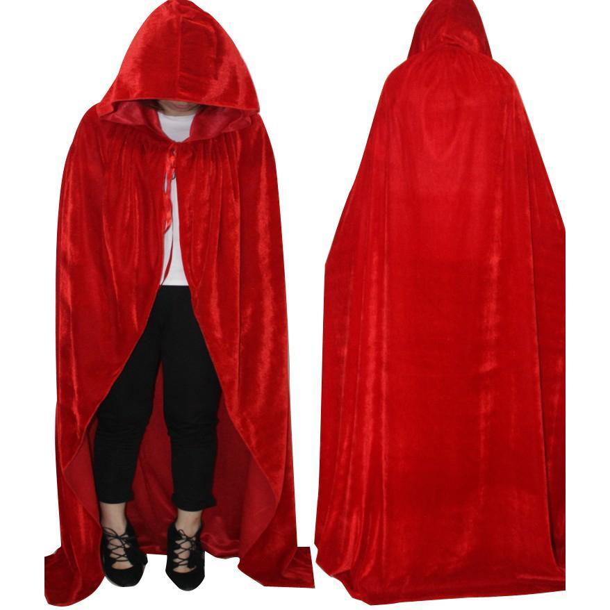 BuyAdult Unisex Hooded Robe Long Cloak Cape Halloween Costume Now Cheaper With 3 - 5 Days Ship - PajamasBuy