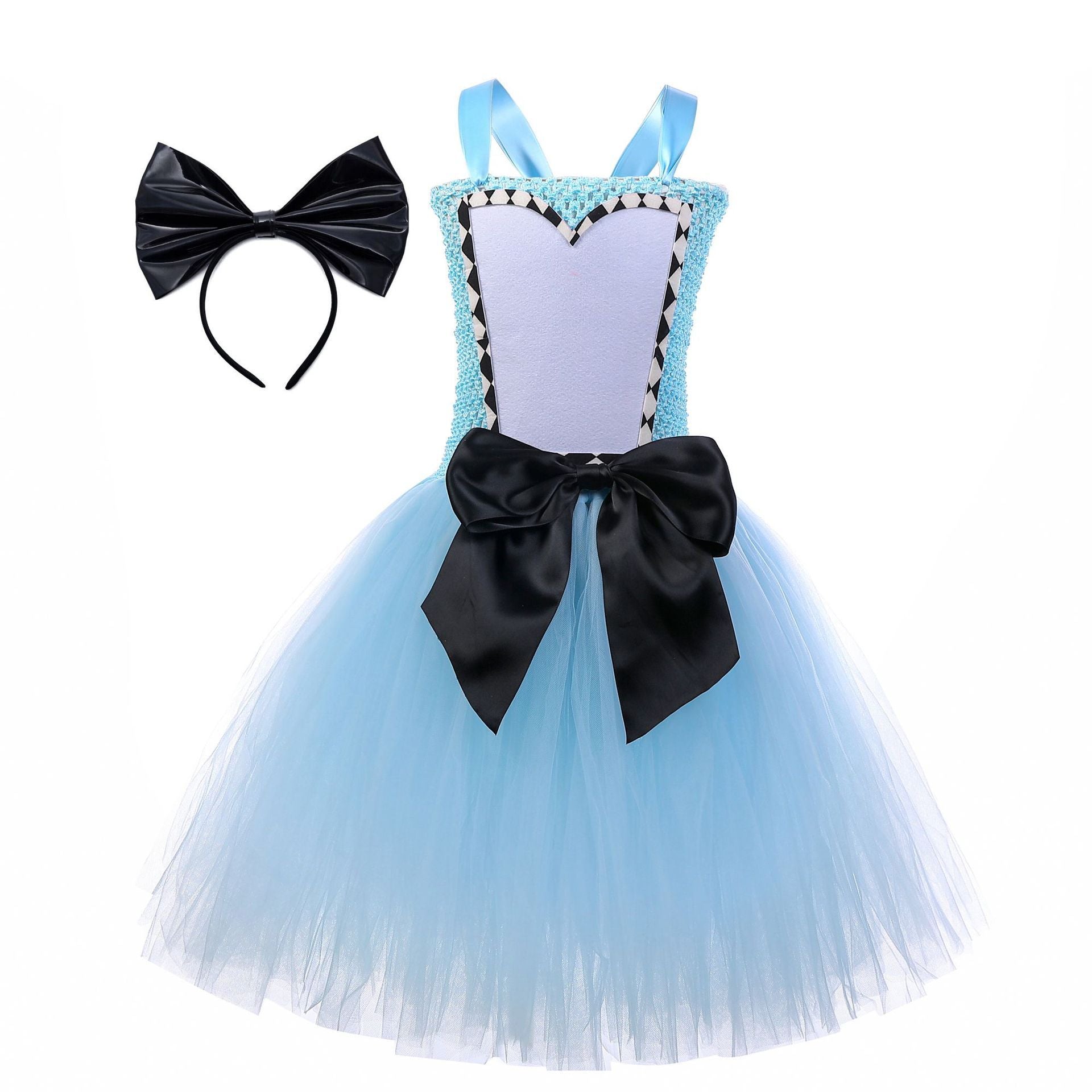 BuyAlice in Wonderland Alice Princess Costume Kids Girls Cosplay Party Tutu Dress Halloween Now Cheaper With 3 - 5 Days Ship - PajamasBuy