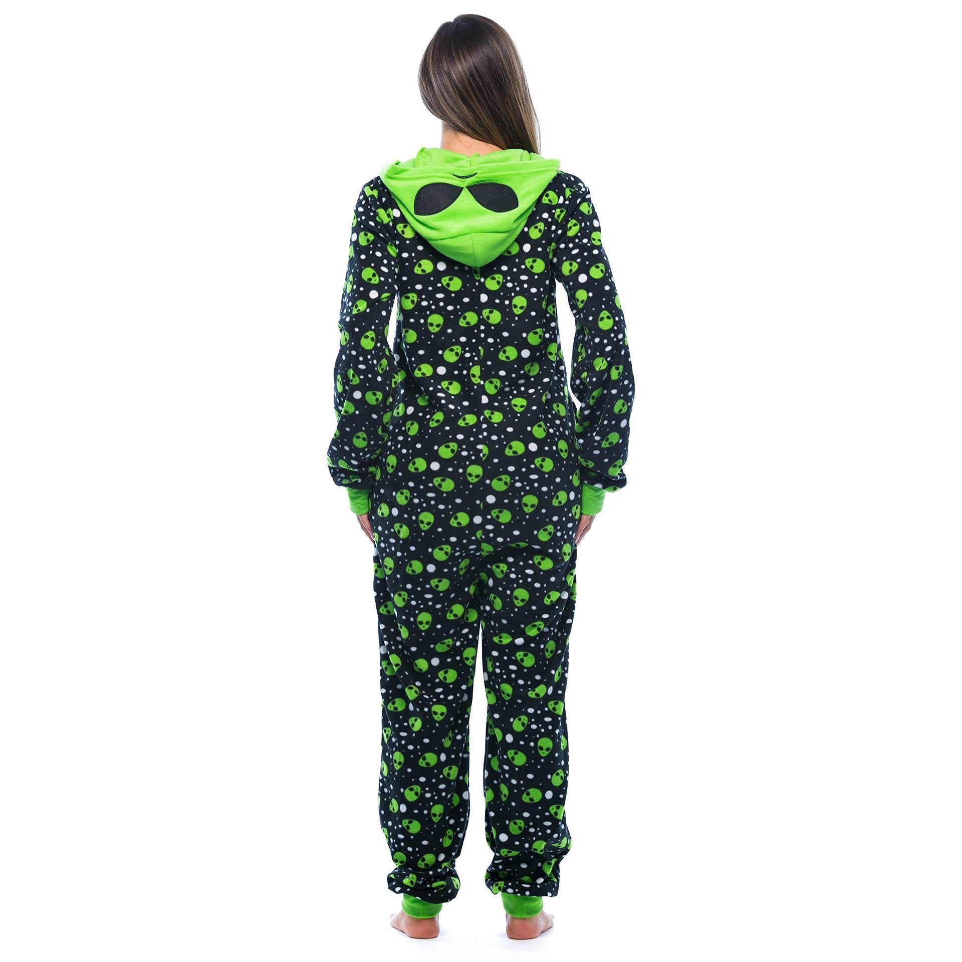 BuyAlien Adult Onesie Kigurumi Costume Halloween Horror ghost face mask Jumpsuits Now Cheaper With 3 - 5 Days Ship - PajamasBuy