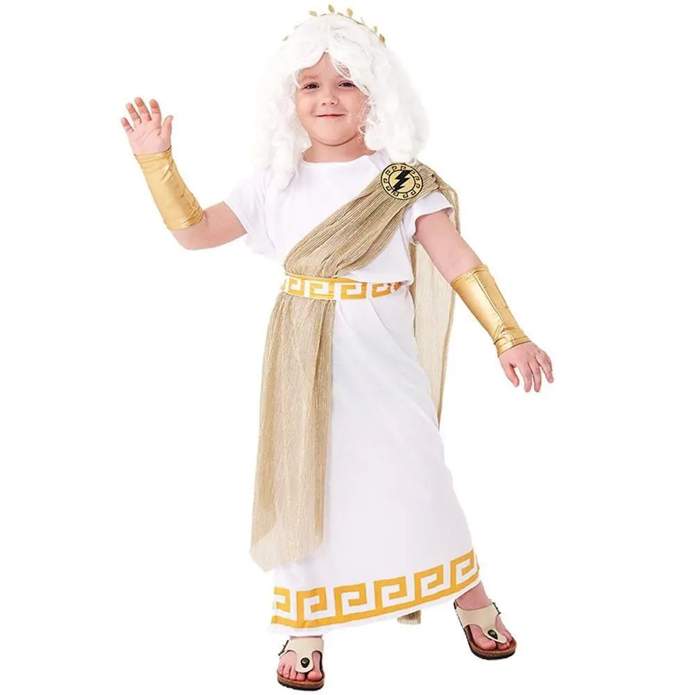 ancient greek mythology zeus Children Halloween carnival costume for kids - Pajamasbuy