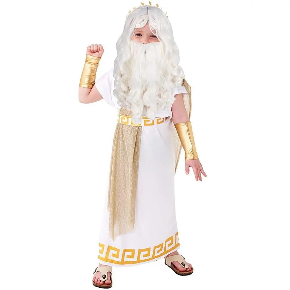 ancient greek mythology zeus Children Halloween carnival costume for kids - Pajamasbuy