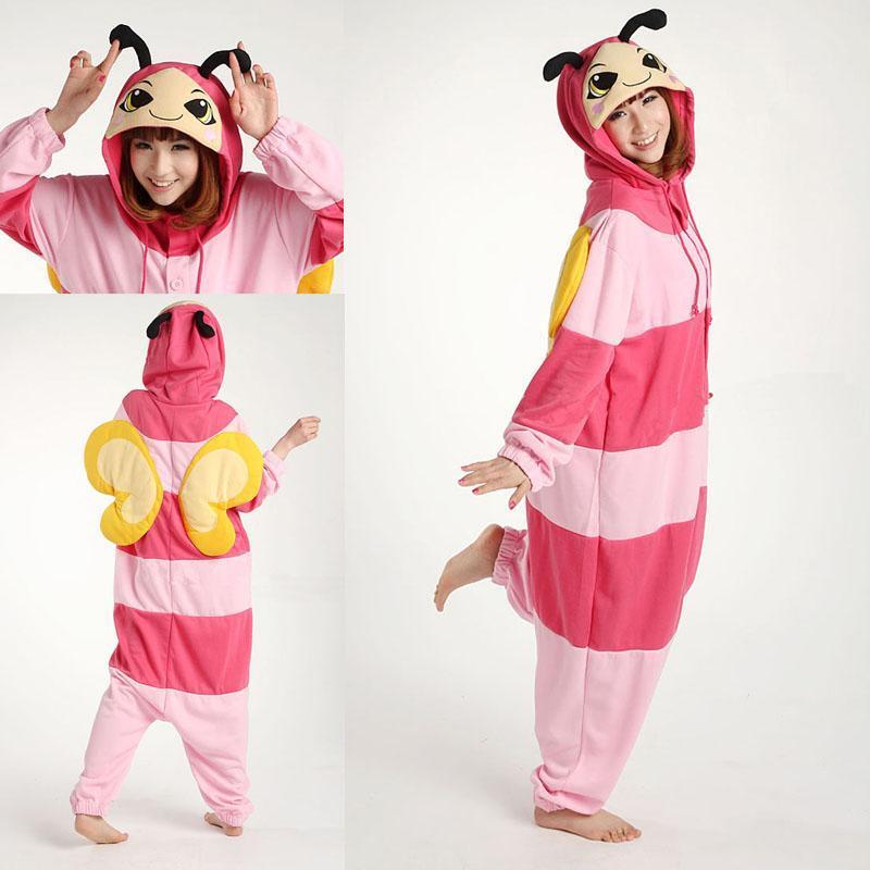 BuyAnimal Adult Pink Bee Onesies kigurumi Costume Pajamas Now Cheaper With 3 - 5 Days Ship - PajamasBuy