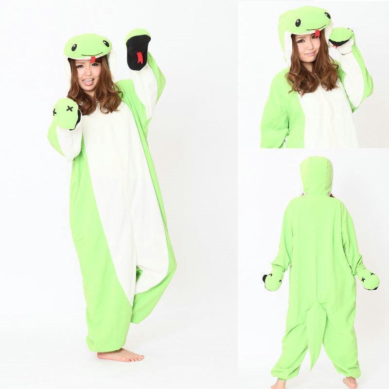 Animal Adult Snake Onesies Hoodie Kigurumi Costume Pajamas - Pajamasbuy